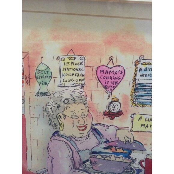 Jewish Mother Grandma Bubbe Hanukkah Chanukah GOMY STEFAN GOMMERMAN 3D A… - Picture 4 of 12